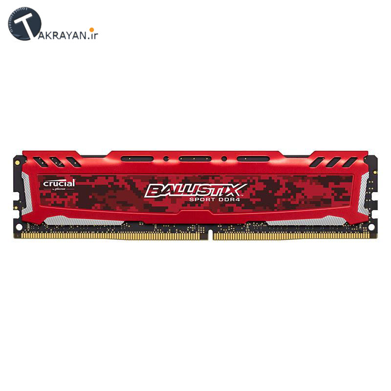 Crucial Ballistix Sport LT Red 4GB DDR4 2400MHz Single Channel RAM